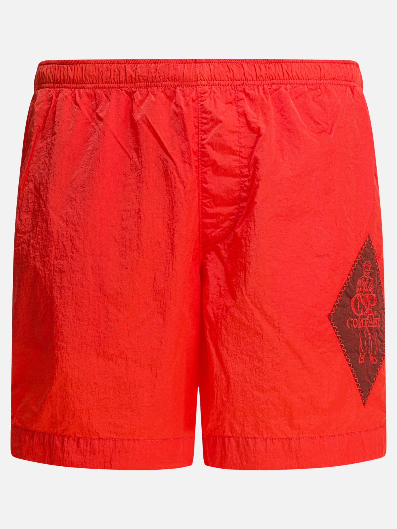 Short da mare Logo  Rosso - C.P. Company Uomo | PDP | VIETTI Online Store | thumbnail