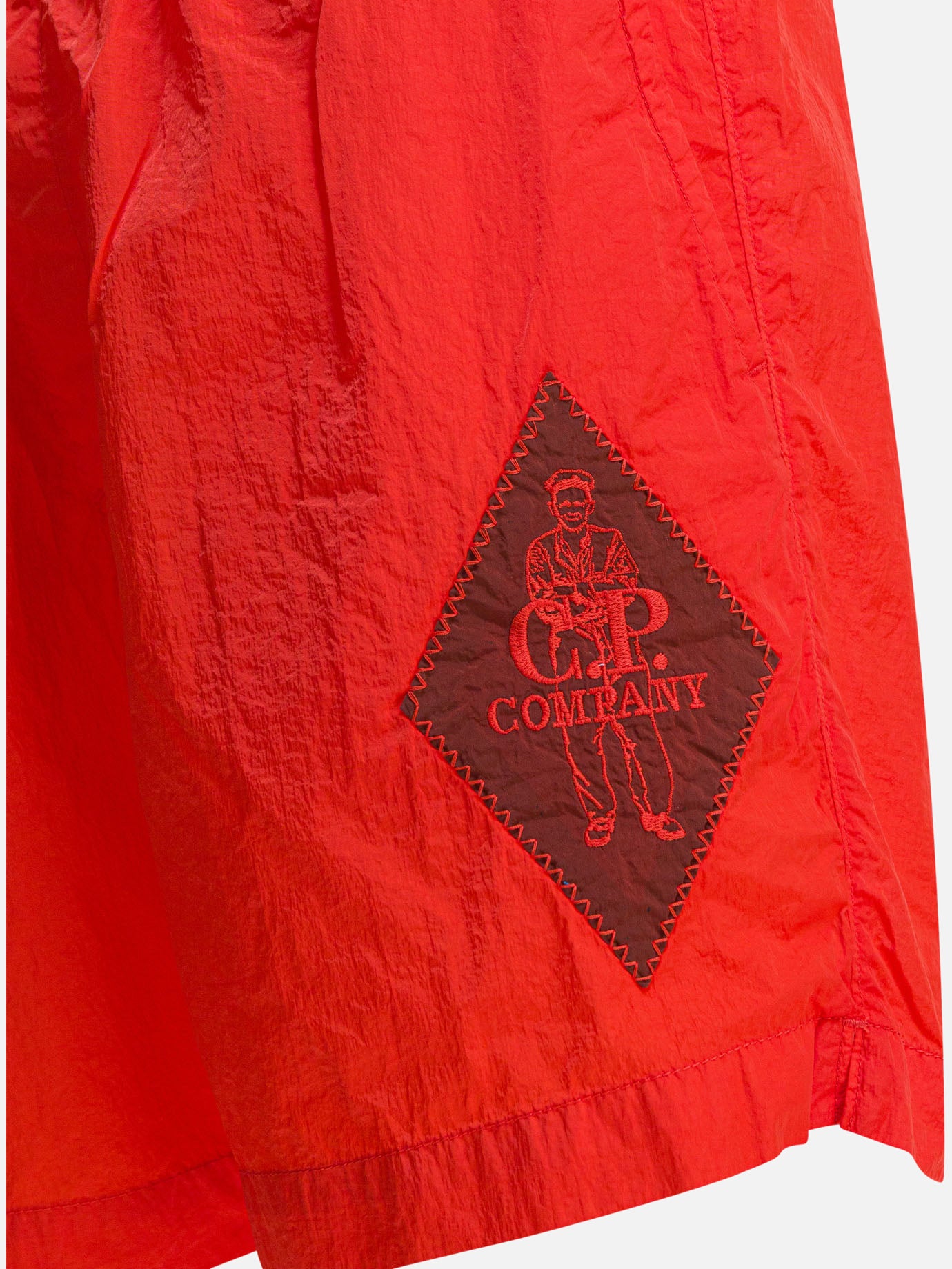 Short da mare Logo  Rosso - C.P. Company Uomo | PDP | VIETTI Online Store | thumbnail_4