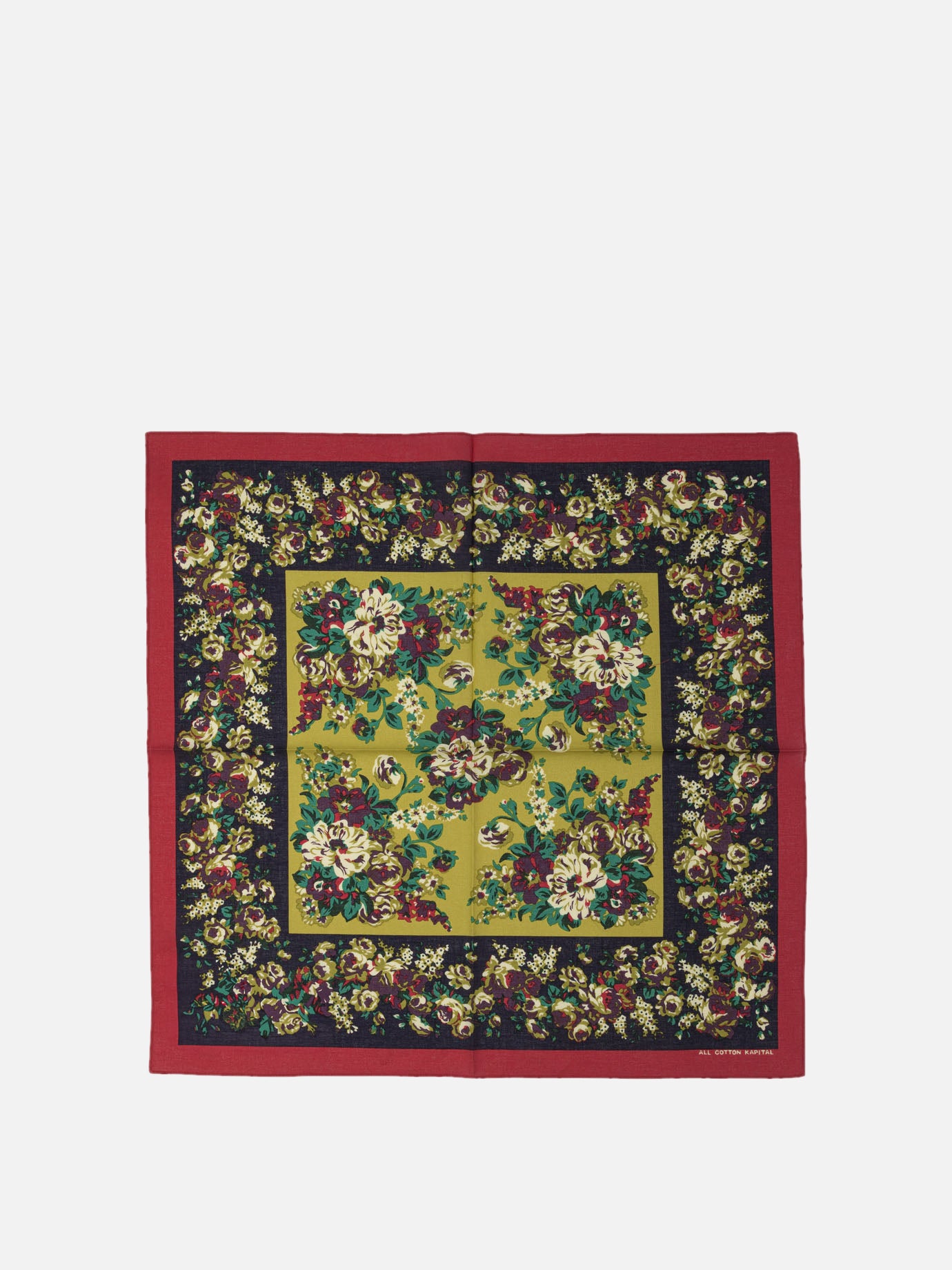 Foulard 100% cotton  Rosso - KAPITAL Uomo | PDP | VIETTI Online Store | Zoom-Modal
