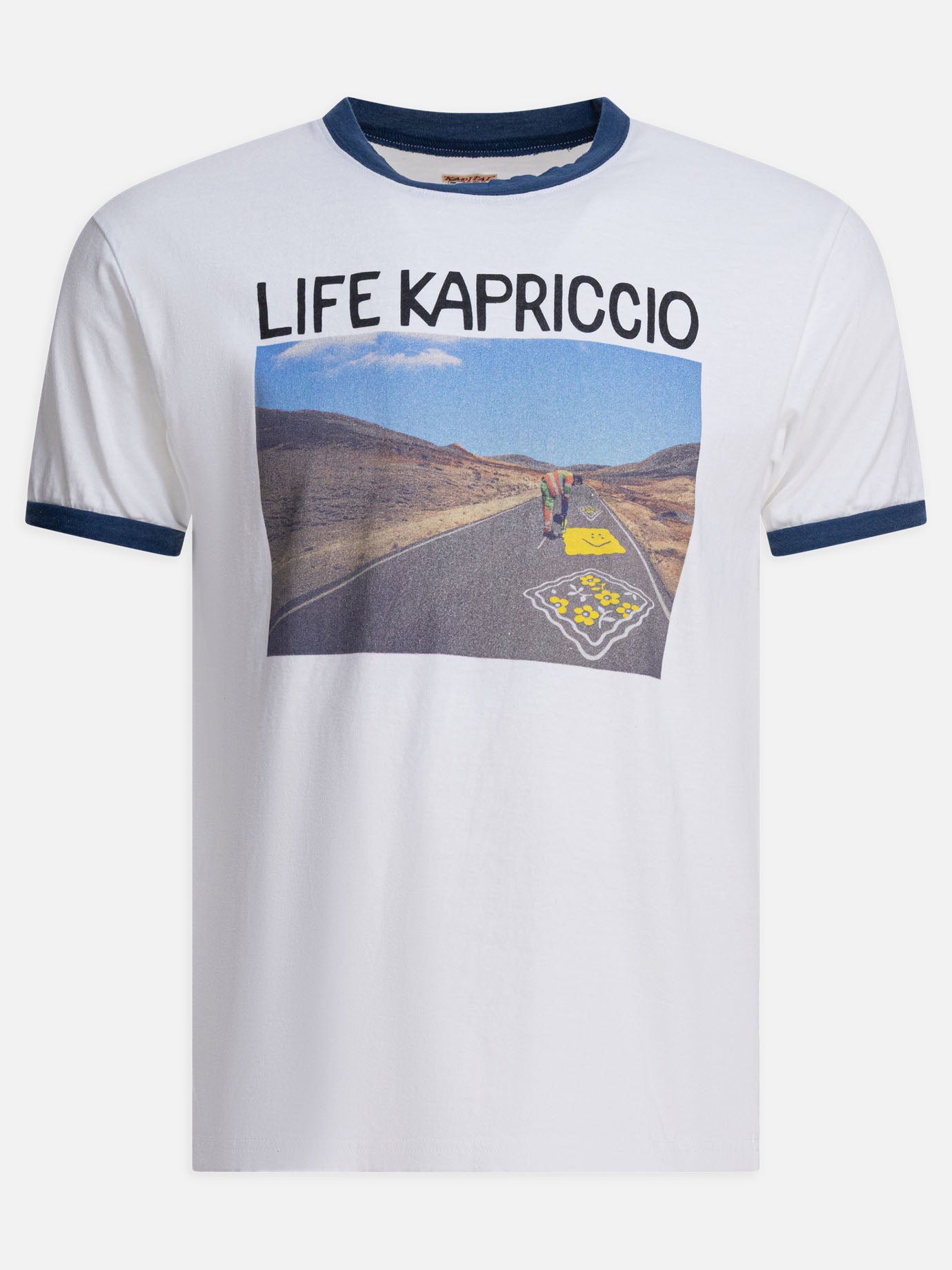 Crewneck t-shirts Print  White - KAPITAL Men | PDP | VIETTI Online Store | Zoom-Modal

