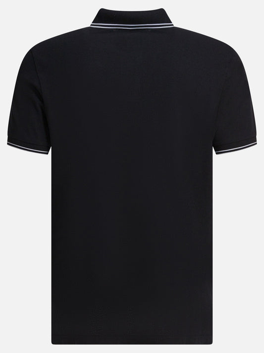 Polo con bottoni Logo  Nero - Stone Island Uomo | VIETTI Online Store | 2
