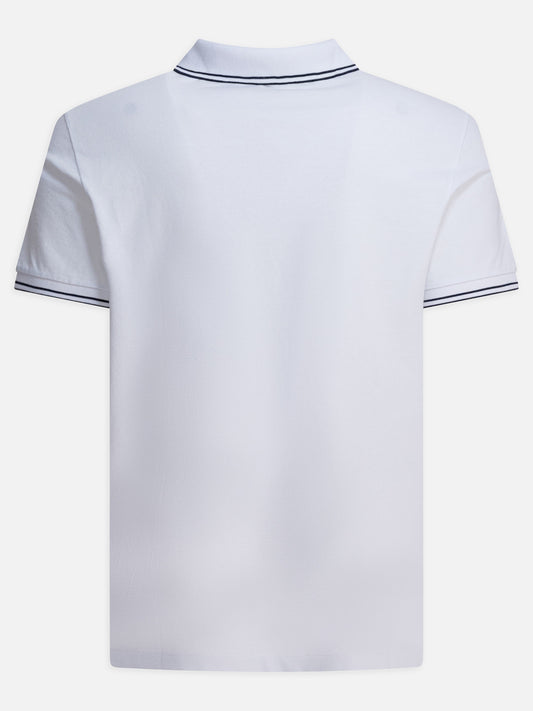 Polo con bottoni Logo  Bianco - Stone Island Uomo | VIETTI Online Store | 2
