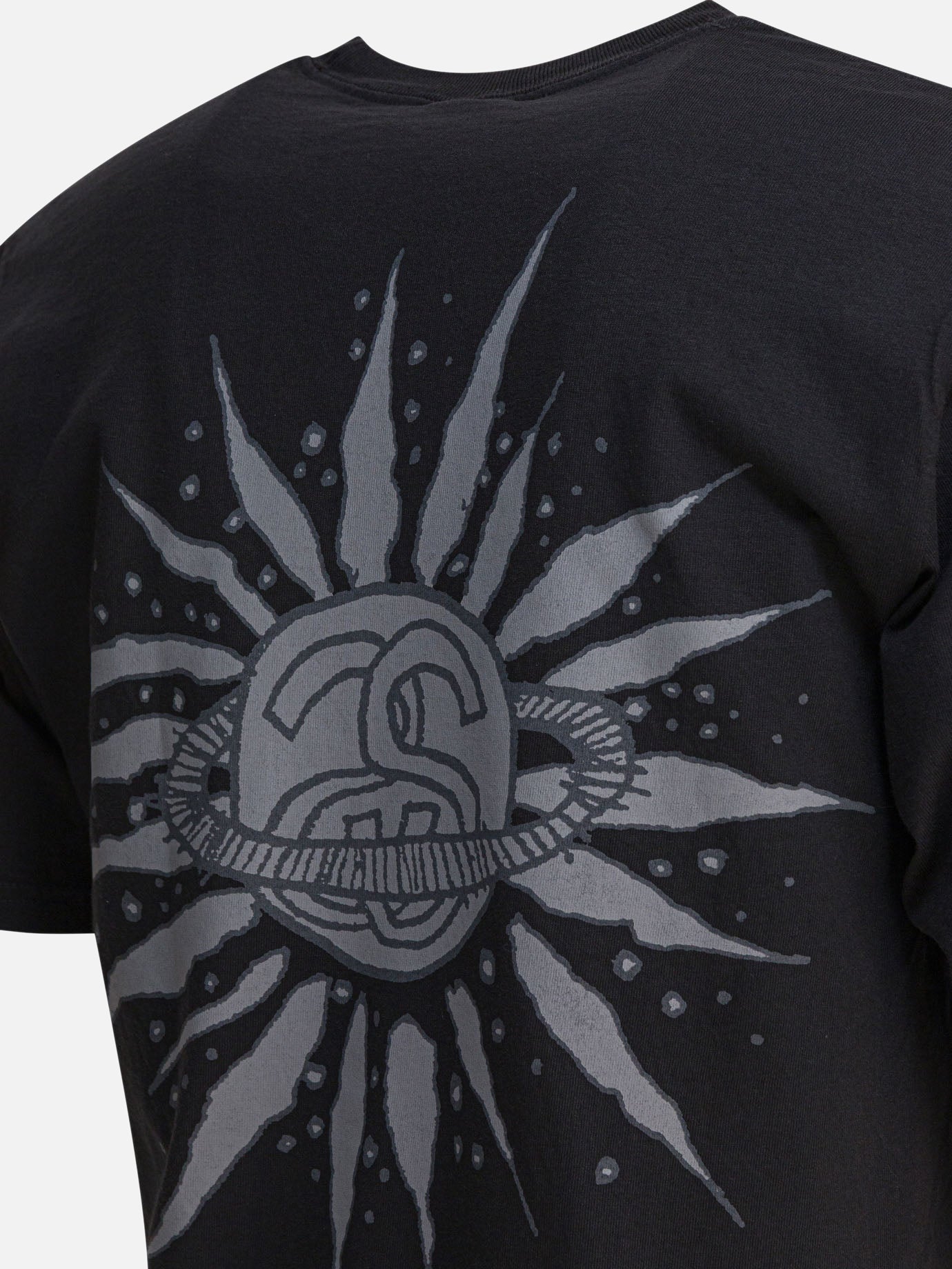 Crewneck t-shirts Print  Black - Stüssy Men | PDP | VIETTI Online Store | Zoom-Modal_4
