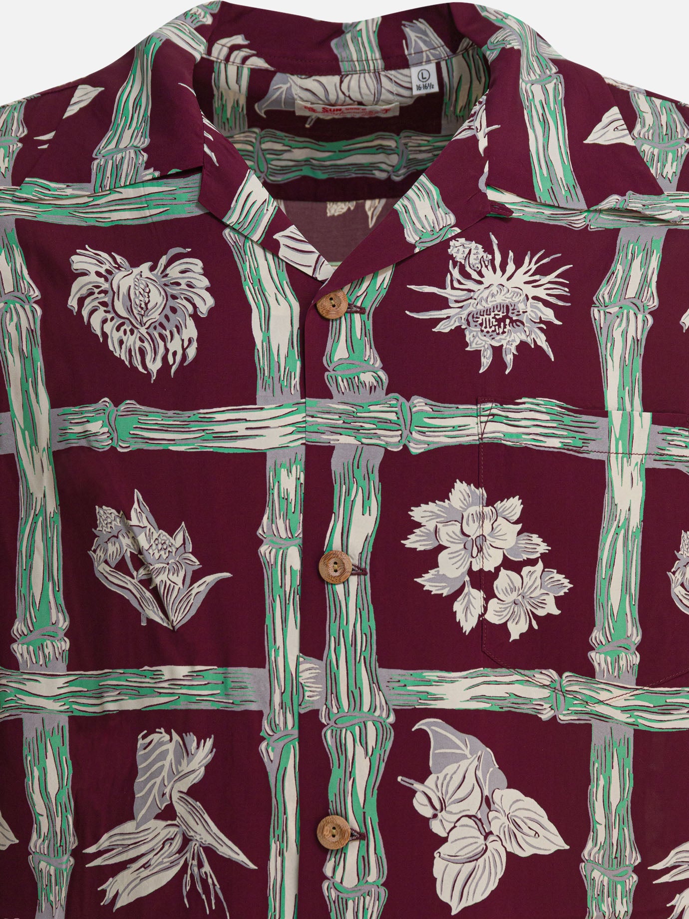 Camicie casual Floral  Bordeaux - Sun Surf Uomo | PDP | VIETTI Online Store | thumbnail_3
