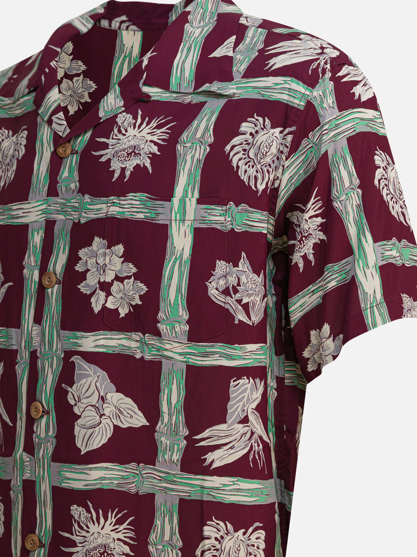 Camicie casual Floral  Bordeaux - Sun Surf Uomo | PDP | VIETTI Online Store | thumbnail_4
