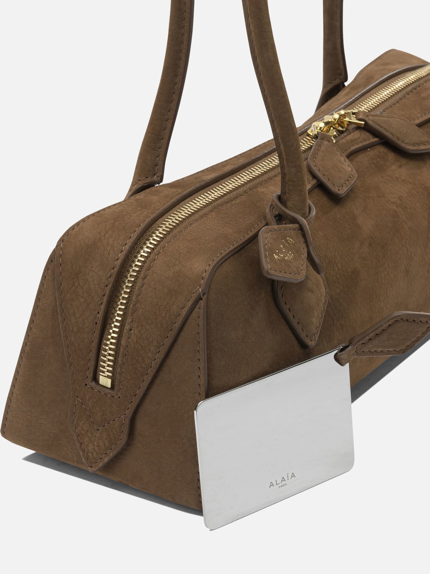 Medium bags 100% calfskin  Brown - Alaïa Women | PDP | VIETTI Online Store | thumbnail_4
