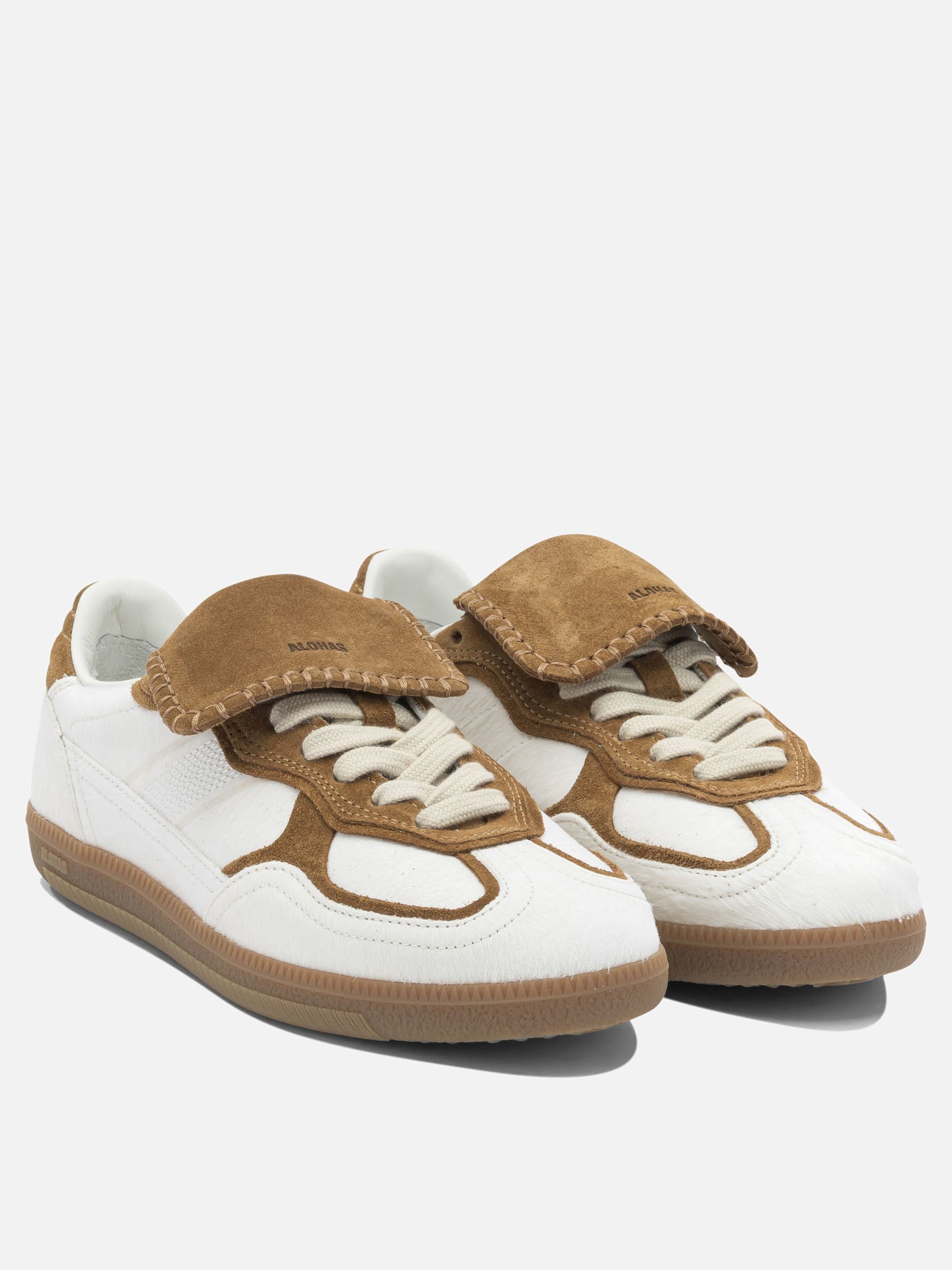 Low top sneakers 100% leather - 100% rubber  Beige - Alohas Women | PDP | VIETTI Online Store | Zoom-Modal_2
