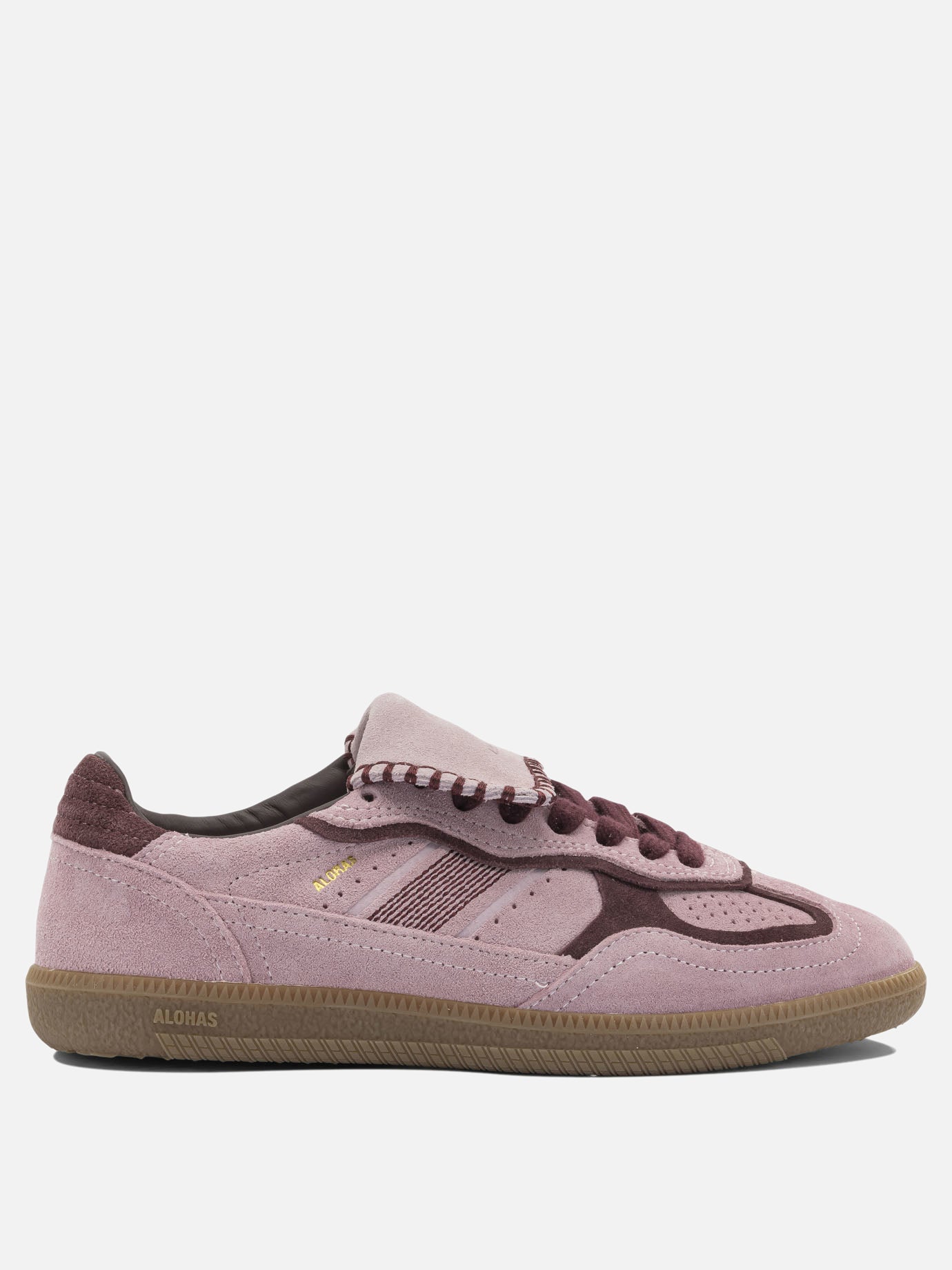 Low top sneakers 100% suede - 100% rubber  Pink - Alohas Women | PDP | VIETTI Online Store | Zoom-Modal
