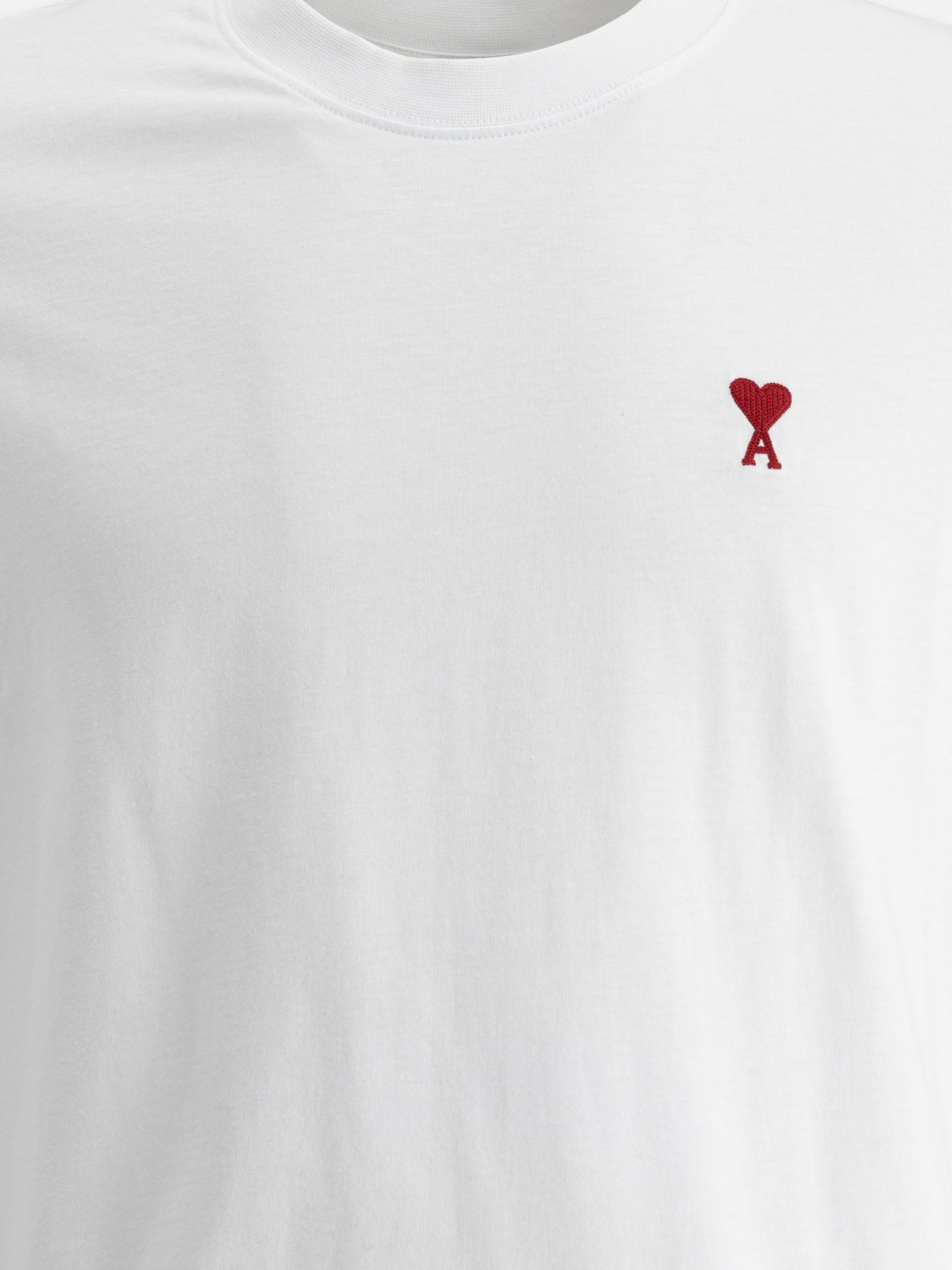 Crewneck t-shirts Logo  White - Ami Paris Men | PDP | VIETTI Online Store | thumbnail_3