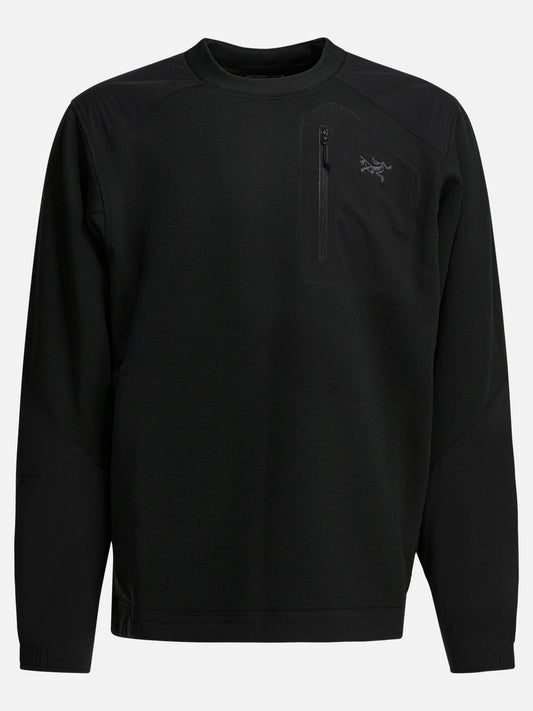 Crewneck sweaters Solid colour  Black - Arc'teryx Men | VIETTI Online Store 
