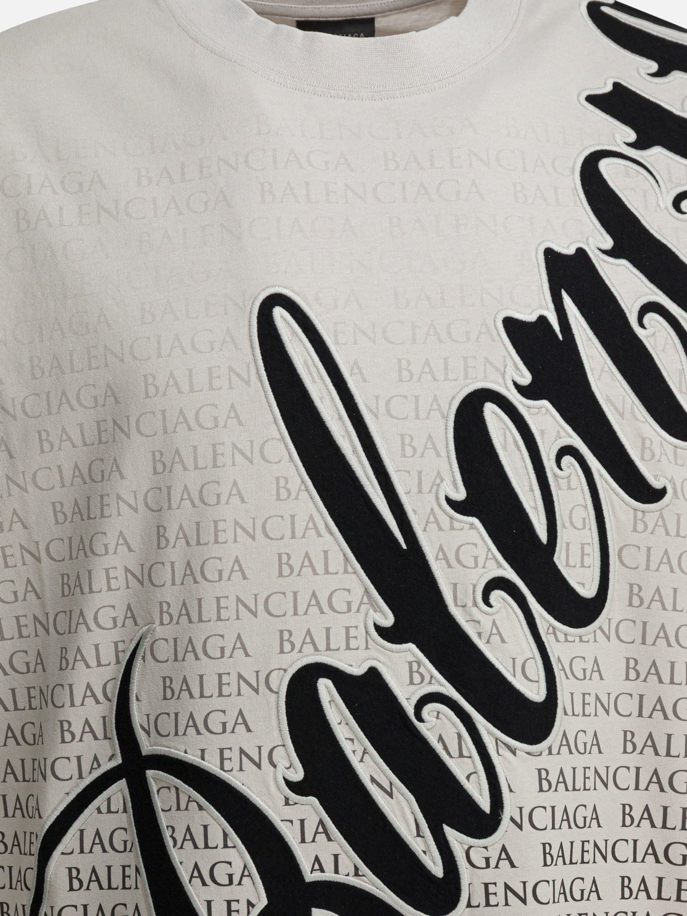 Crewneck t-shirts Graphics  White - Balenciaga Men | PDP | VIETTI Online Store | thumbnail_3