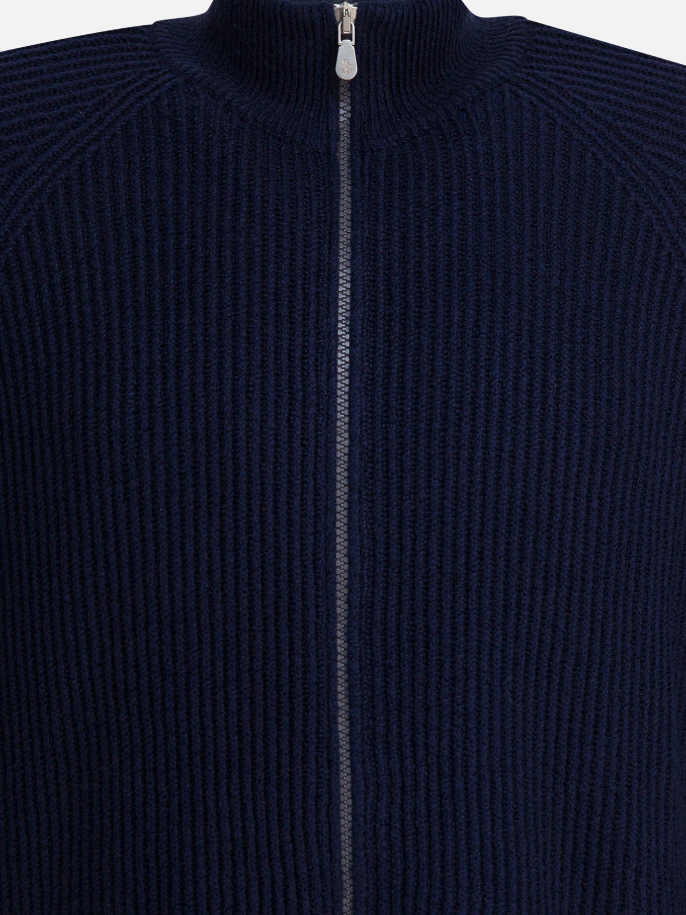 Maglioni con zip Solid colour  Blu - Brunello Cucinelli Uomo | PDP | VIETTI Online Store | Zoom-Modal_3
