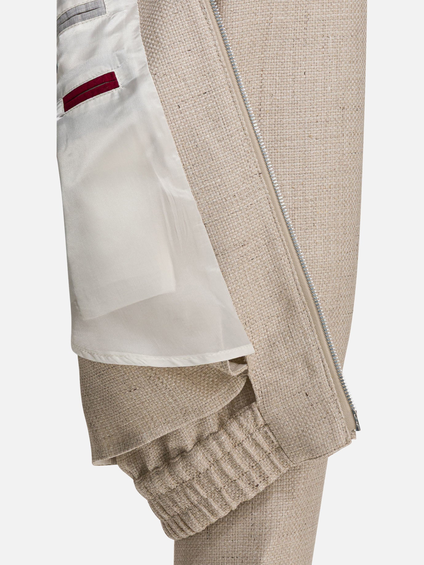 Giacche leggere & Trapuntate Solid colour  Beige - Brunello Cucinelli Uomo | PDP | VIETTI Online Store | Zoom-Modal_4
