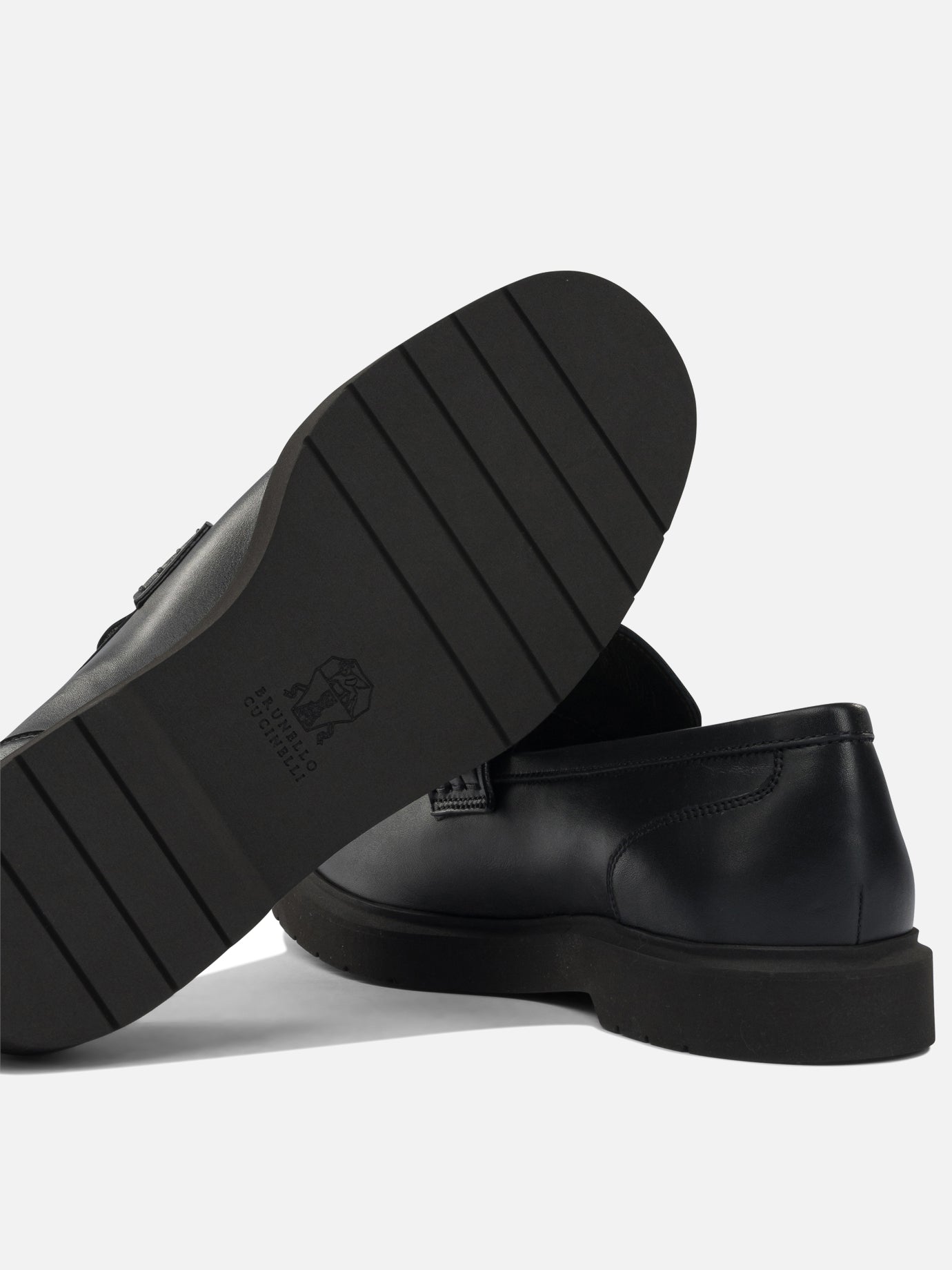 Loafers 100% leather - 100% leather  Black - Brunello Cucinelli Women | PDP | VIETTI Online Store | thumbnail_5