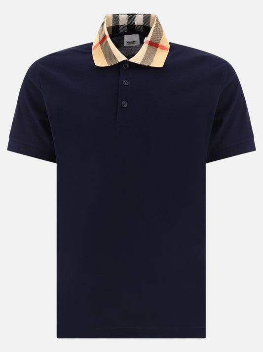 Polo shirts with buttons Check  Blue - Burberry Men | PLP | VIETTI Online Store 
