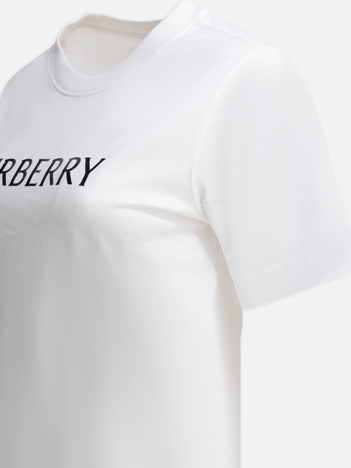 Crewneck t-shirts Logo  White - Burberry Women | PDP | VIETTI Online Store | thumbnail_4