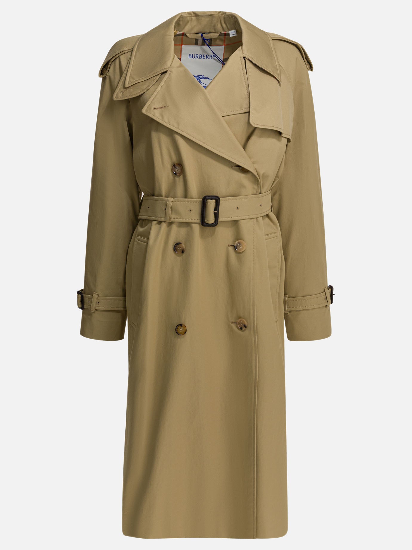 Impermeabili & Trench Solid colour  Beige - Burberry Donna | PDP | VIETTI Online Store | thumbnail