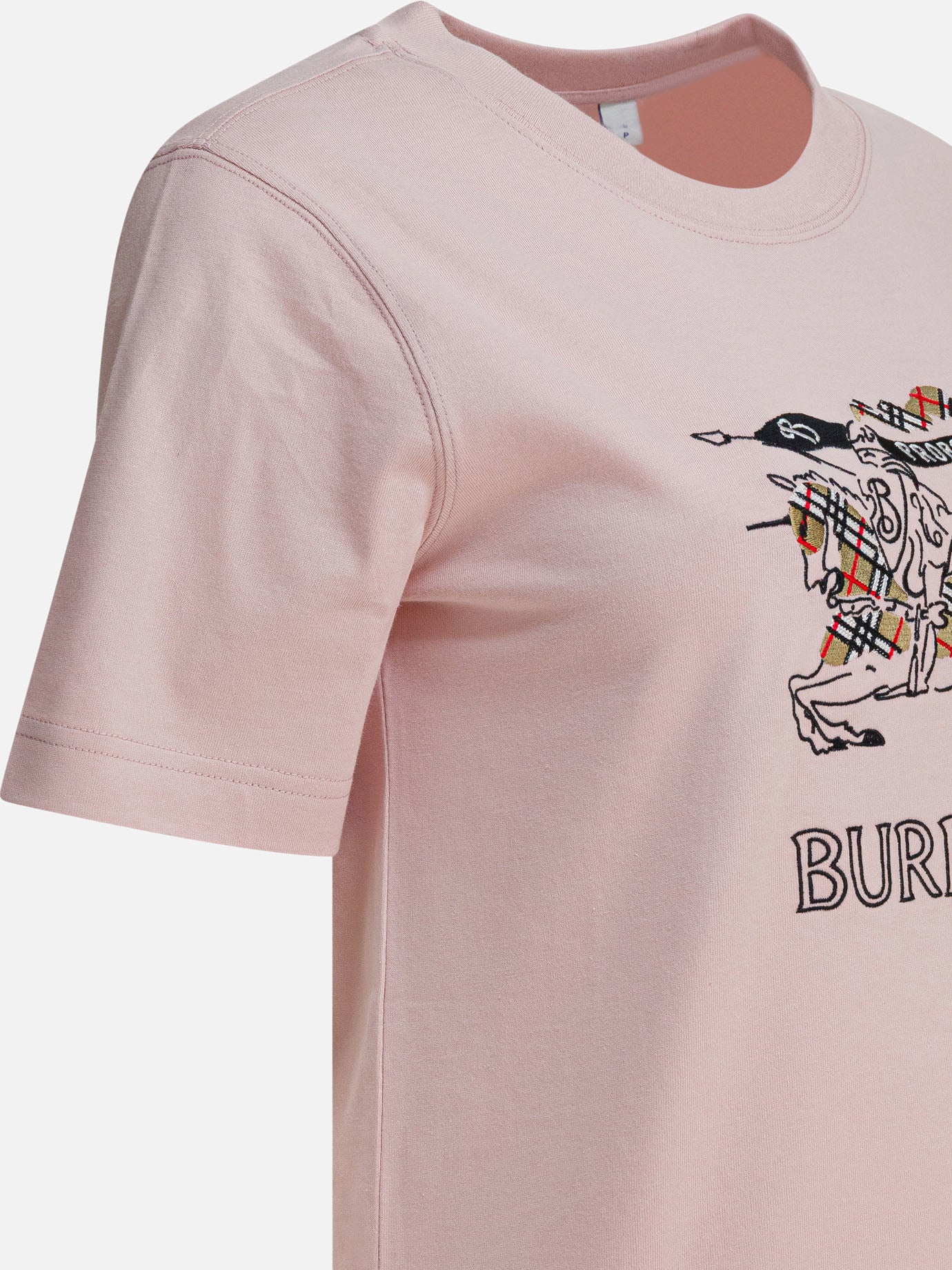 Crewneck t-shirts Logo  Pink - Burberry Women | PDP | VIETTI Online Store | Zoom-Modal_4
