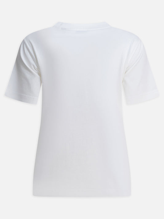 Crewneck t-shirts Logo  White - Burberry Women | PDP | VIETTI Online Store | 2
