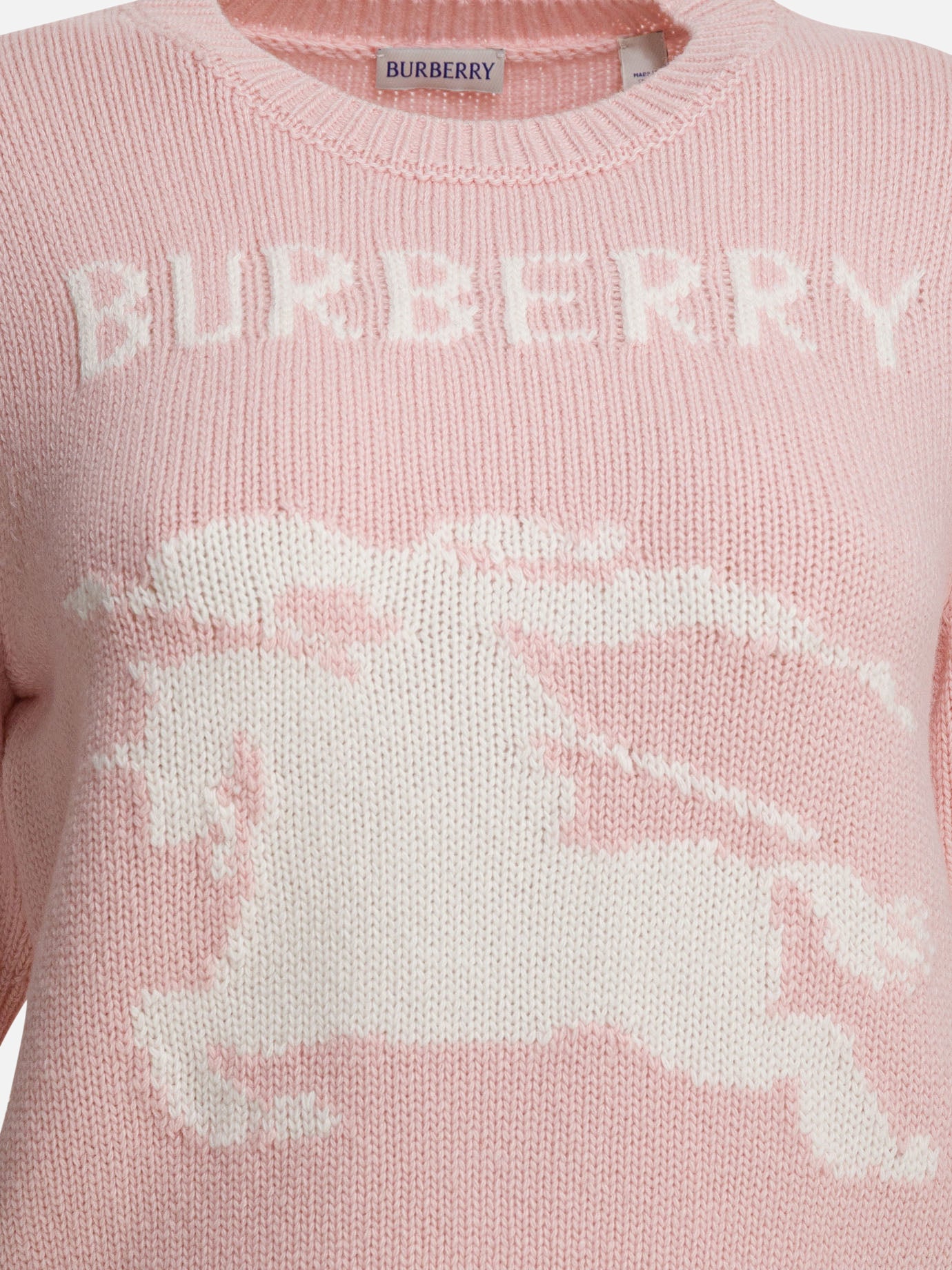 Crewneck sweaters Logo  White - Burberry Women | PDP | VIETTI Online Store | Zoom-Modal_3
