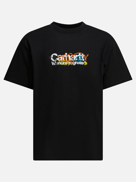 Crewneck t-shirts 100% cotton  Black - Carhartt WIP Men | PLP | VIETTI Online Store 
