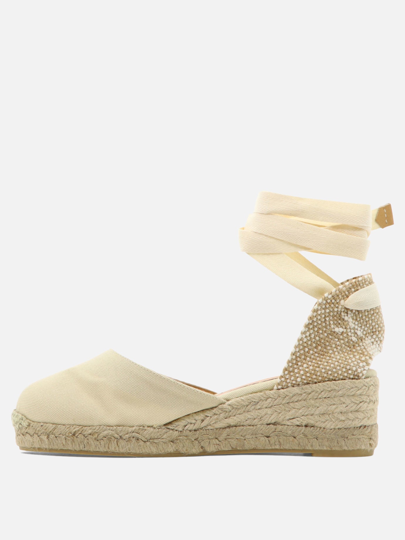 Heeled espadrilles 100% organic cotton - 100% rubber  Beige - Castañer Women | PDP | VIETTI Online Store | Zoom-Modal_3

