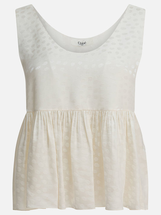 Casual tops Graphics  White - Chloé Women | PDP | VIETTI Online Store 
