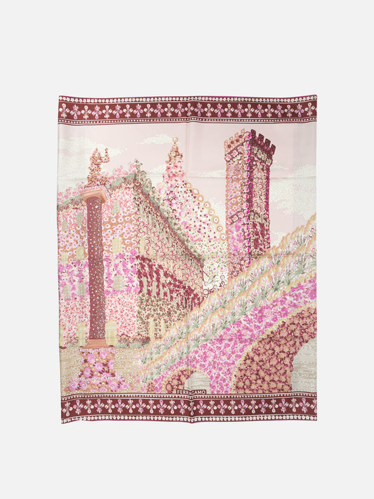 Silk scarves 0789938  Bordeaux - Ferragamo Women | PDP | VIETTI Online Store 
