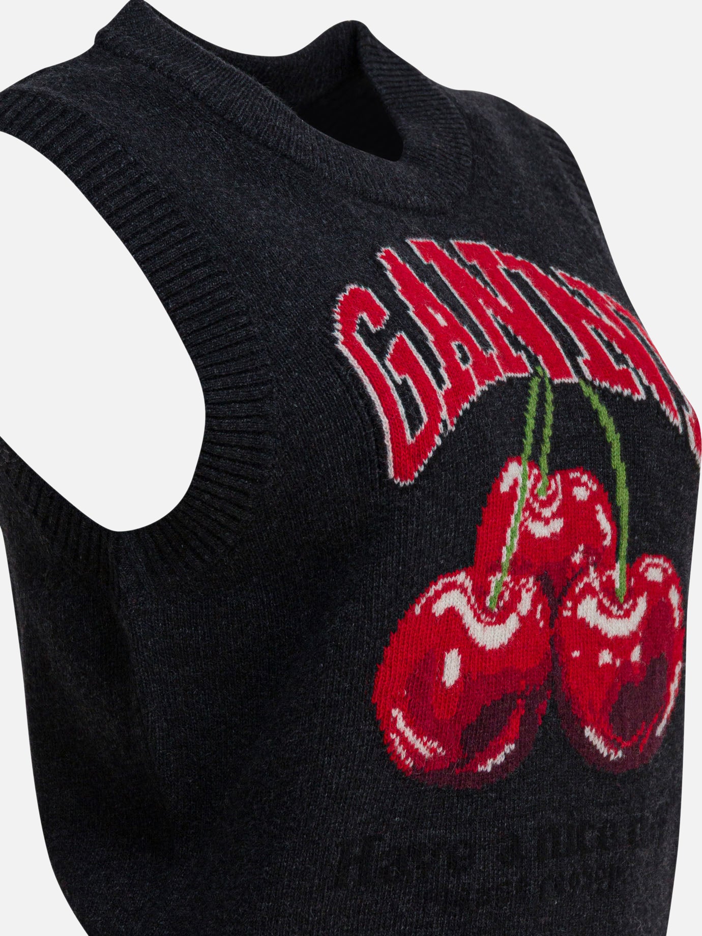 Vests Logo  Black - Ganni Women | PDP | VIETTI Online Store | Zoom-Modal_4
