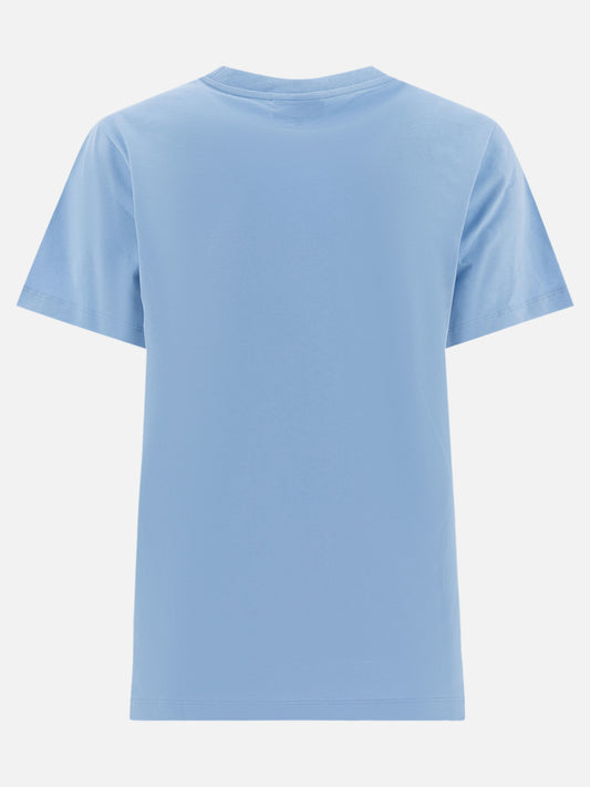 Crewneck t-shirts Logo  Light blue - Ganni Women | PLP | VIETTI Online Store | 2
