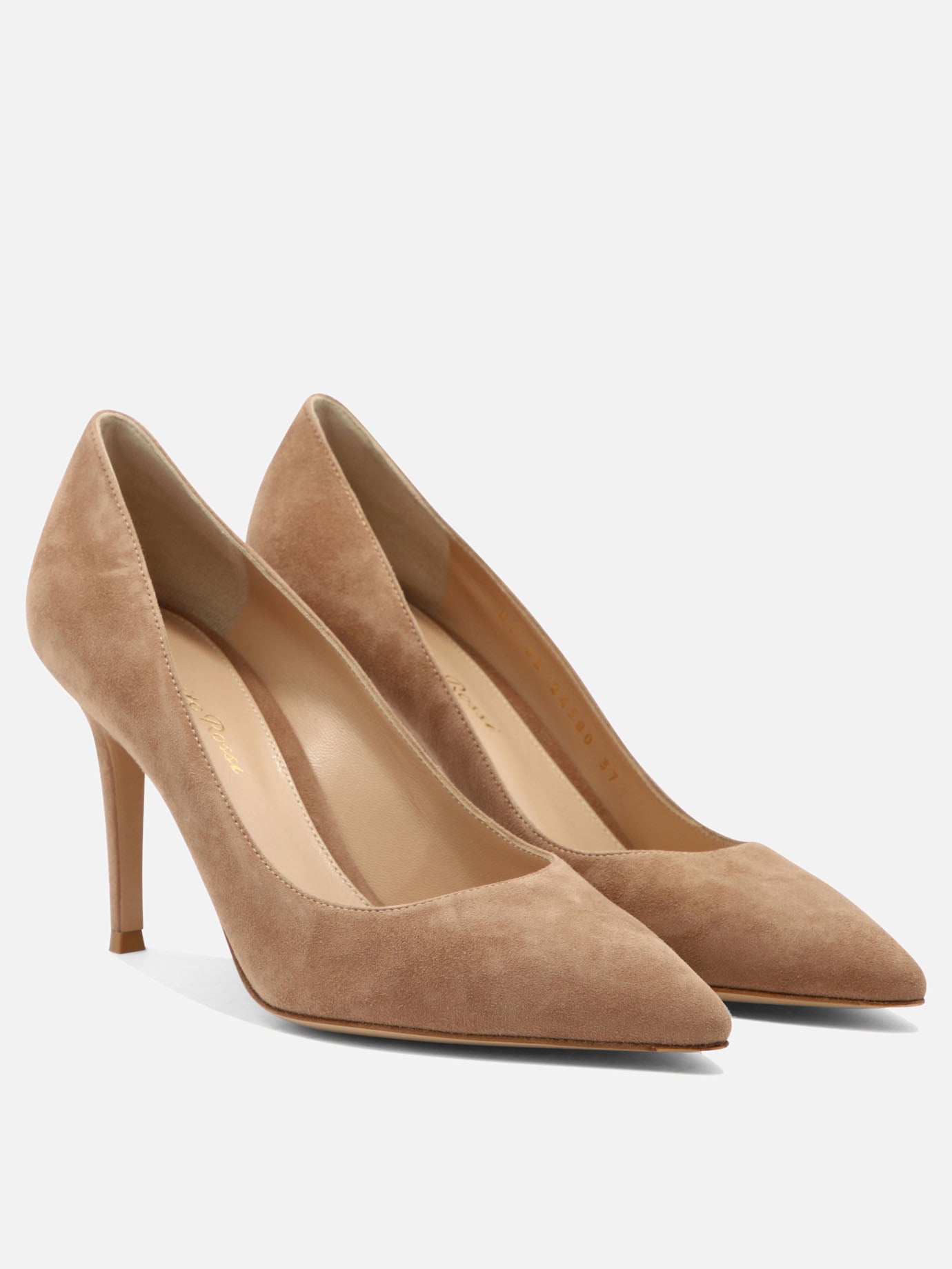 Décolleté 100% patent leather - 100% leather  Beige - Gianvito Rossi Donna | PDP | VIETTI Online Store | Zoom-Modal_2
