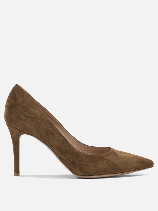 Pumps 100% patent leather - 100% leather  Brown - Gianvito Rossi Women | VIETTI Online Store 
