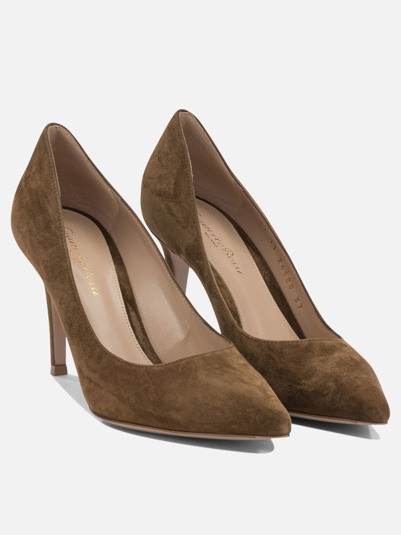 Pumps 100% patent leather - 100% leather  Brown - Gianvito Rossi Women | PDP | VIETTI Online Store | Zoom-Modal_2
