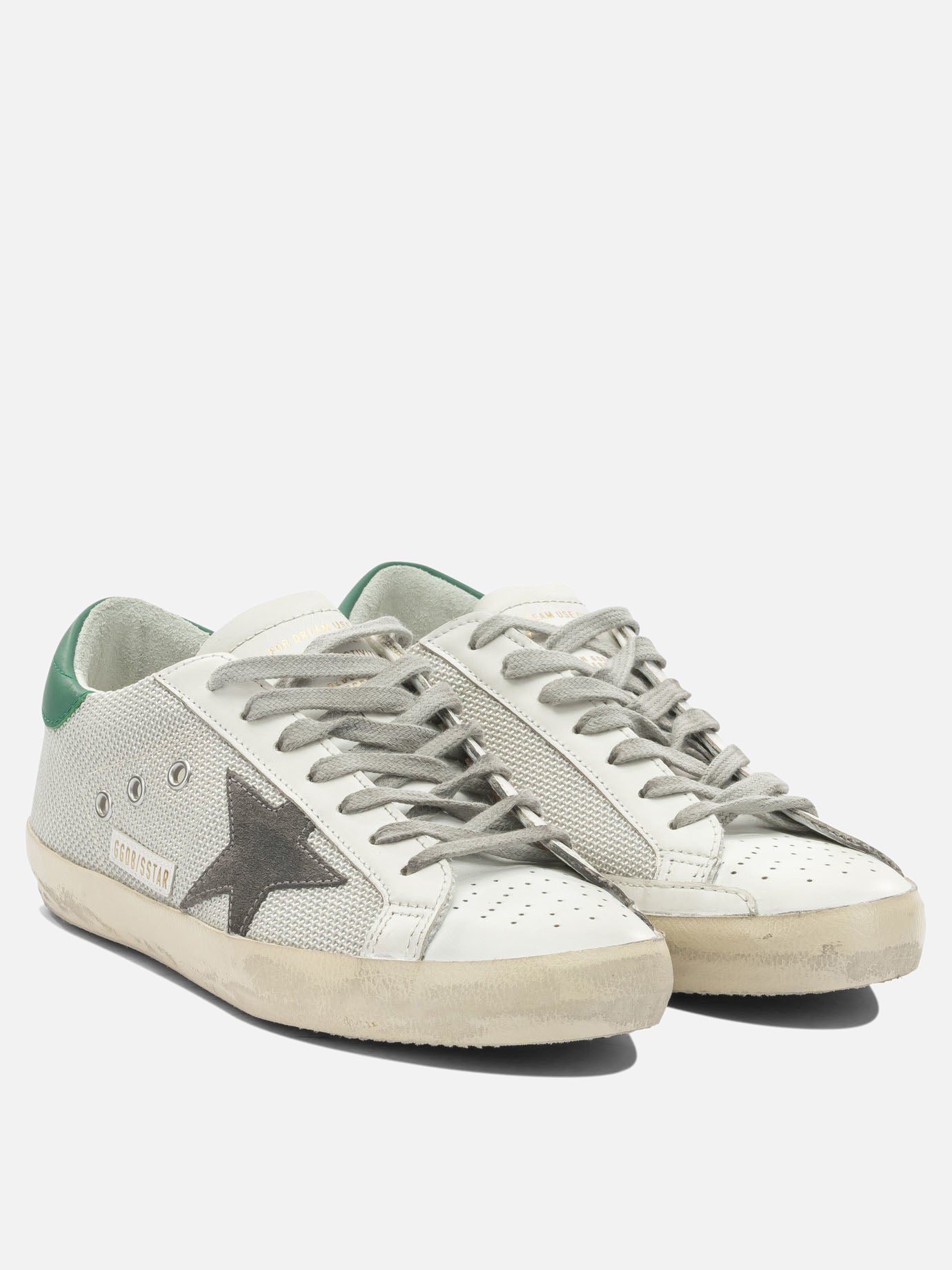 Low top sneakers 50% cow leather 50% polyester - 100% rubber  Silver - Golden Goose Men | PDP | VIETTI Online Store | Zoom-Modal_2
