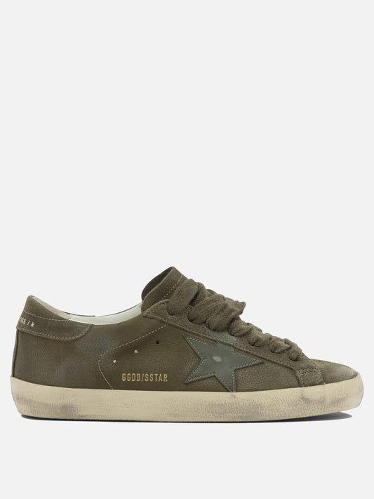 Low top sneakers 100% calf leather - 100% rubber  Green - Golden Goose Men | VIETTI Online Store 
