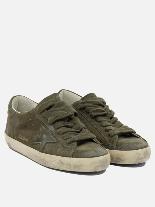 Low top sneakers 100% calf leather - 100% rubber  Green - Golden Goose Men | VIETTI Online Store | 2
