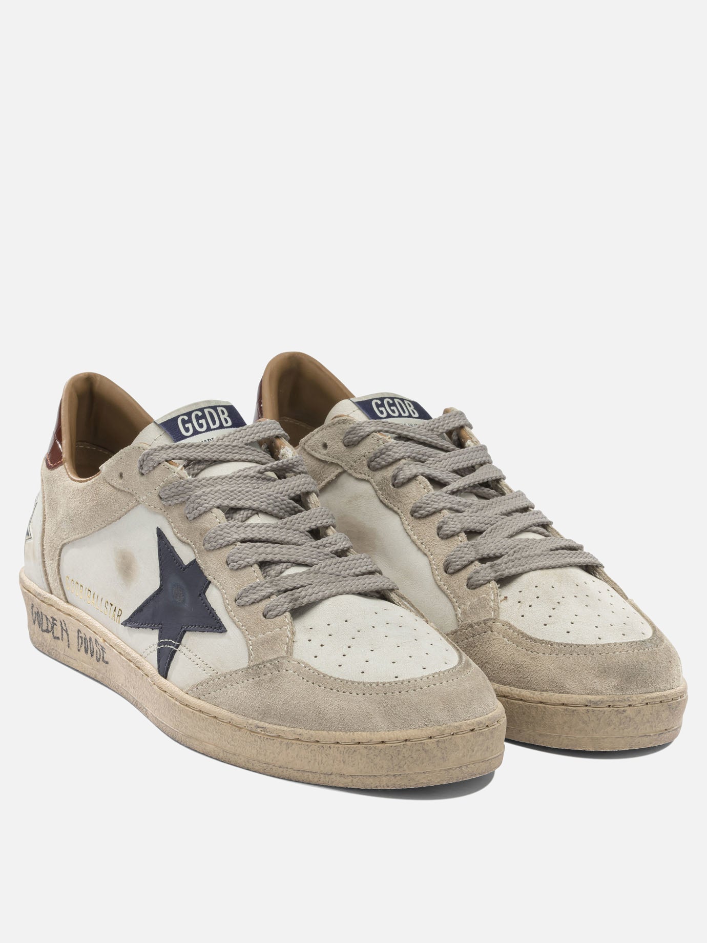 Low top sneakers 72% ovine leather 28% cow leather - 100% rubber  White - Golden Goose Men | PDP | VIETTI Online Store | Zoom-Modal_2
