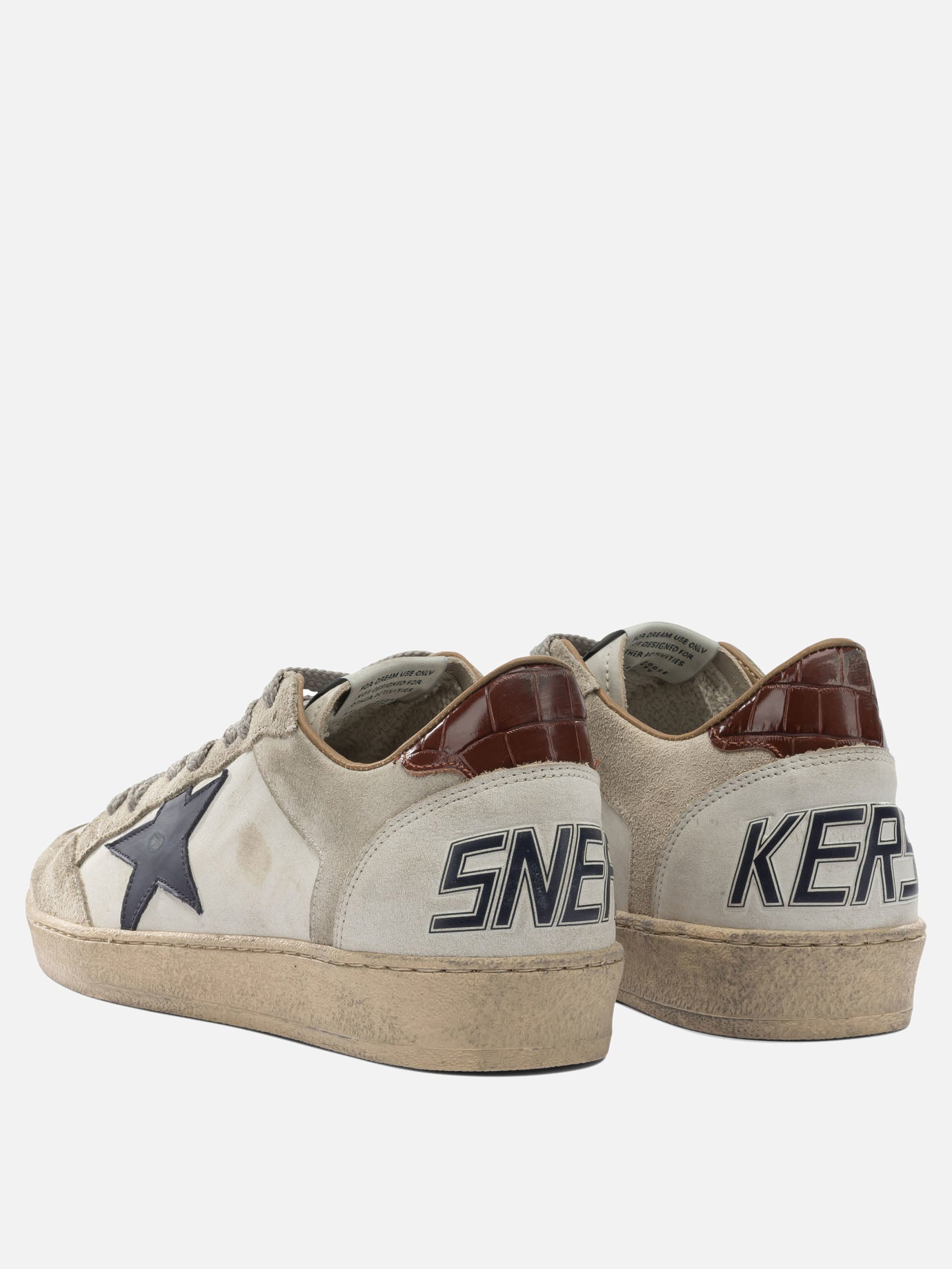 Low top sneakers 72% ovine leather 28% cow leather - 100% rubber  White - Golden Goose Men | PDP | VIETTI Online Store | thumbnail_4
