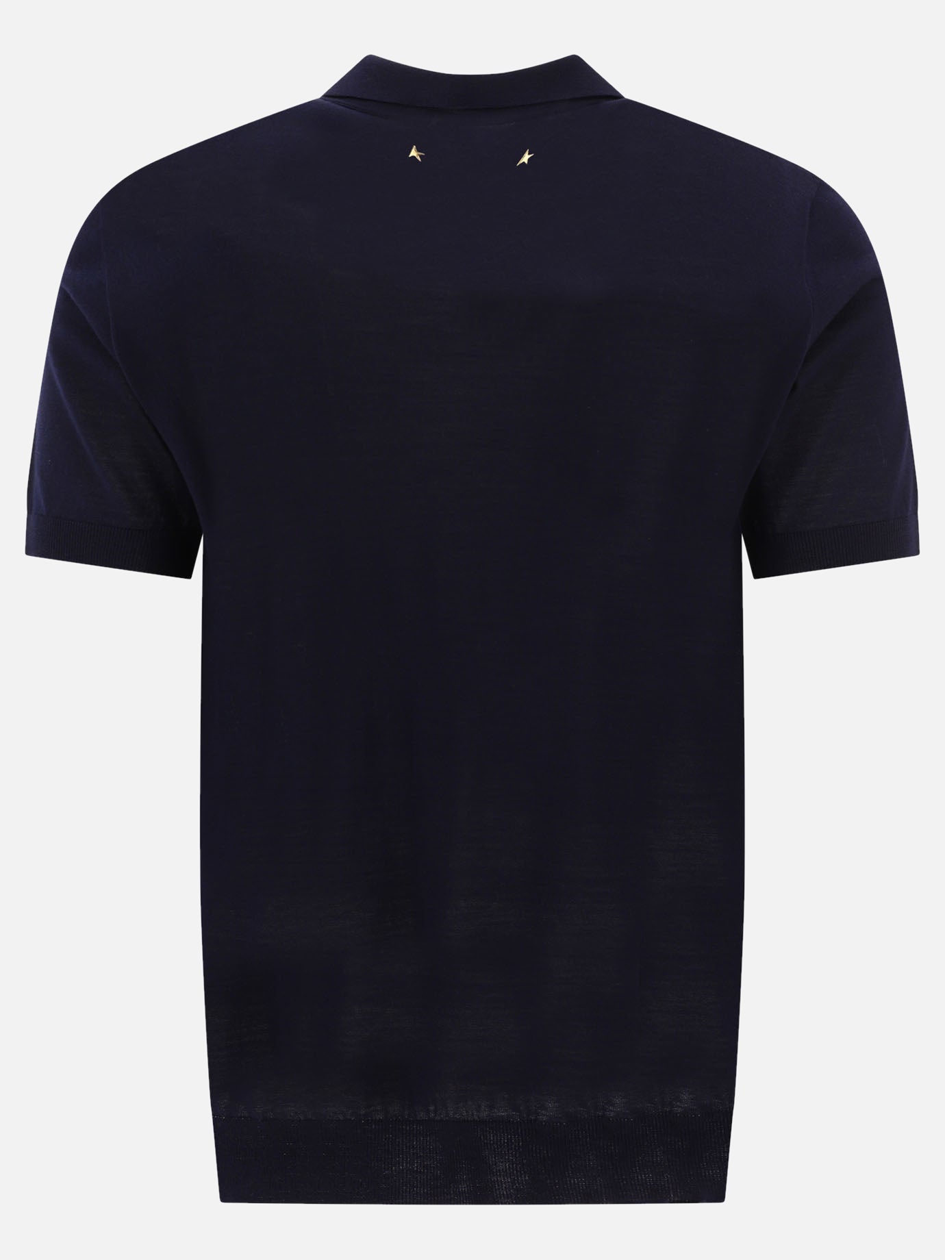 Polo con bottoni Solid colour  Blu - Golden Goose Uomo | PDP | VIETTI Online Store | thumbnail_2