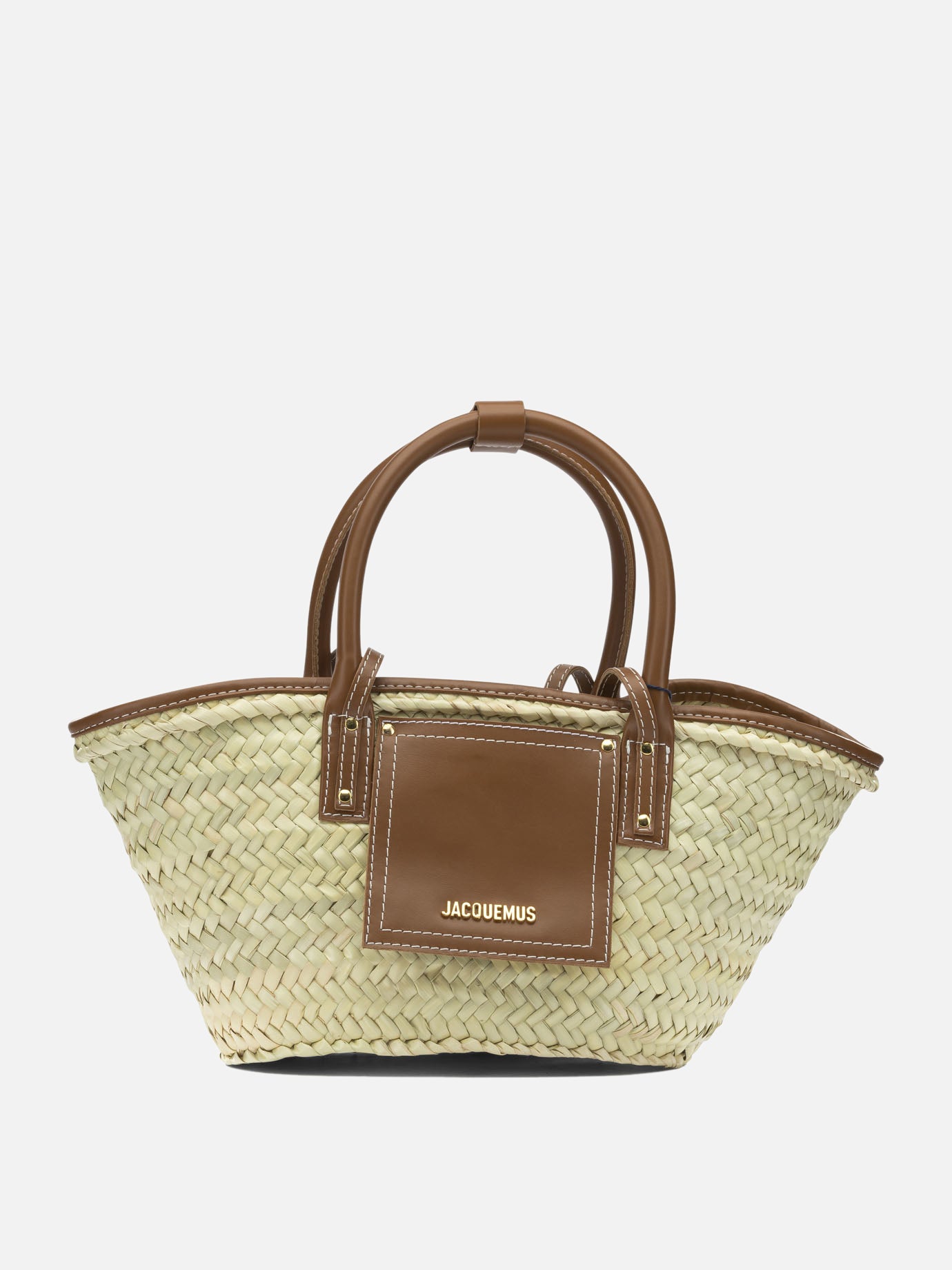 Medium bags 100% palm leaves - 100% leather  Beige - Jacquemus Women | PDP | VIETTI Online Store | Zoom-Modal
