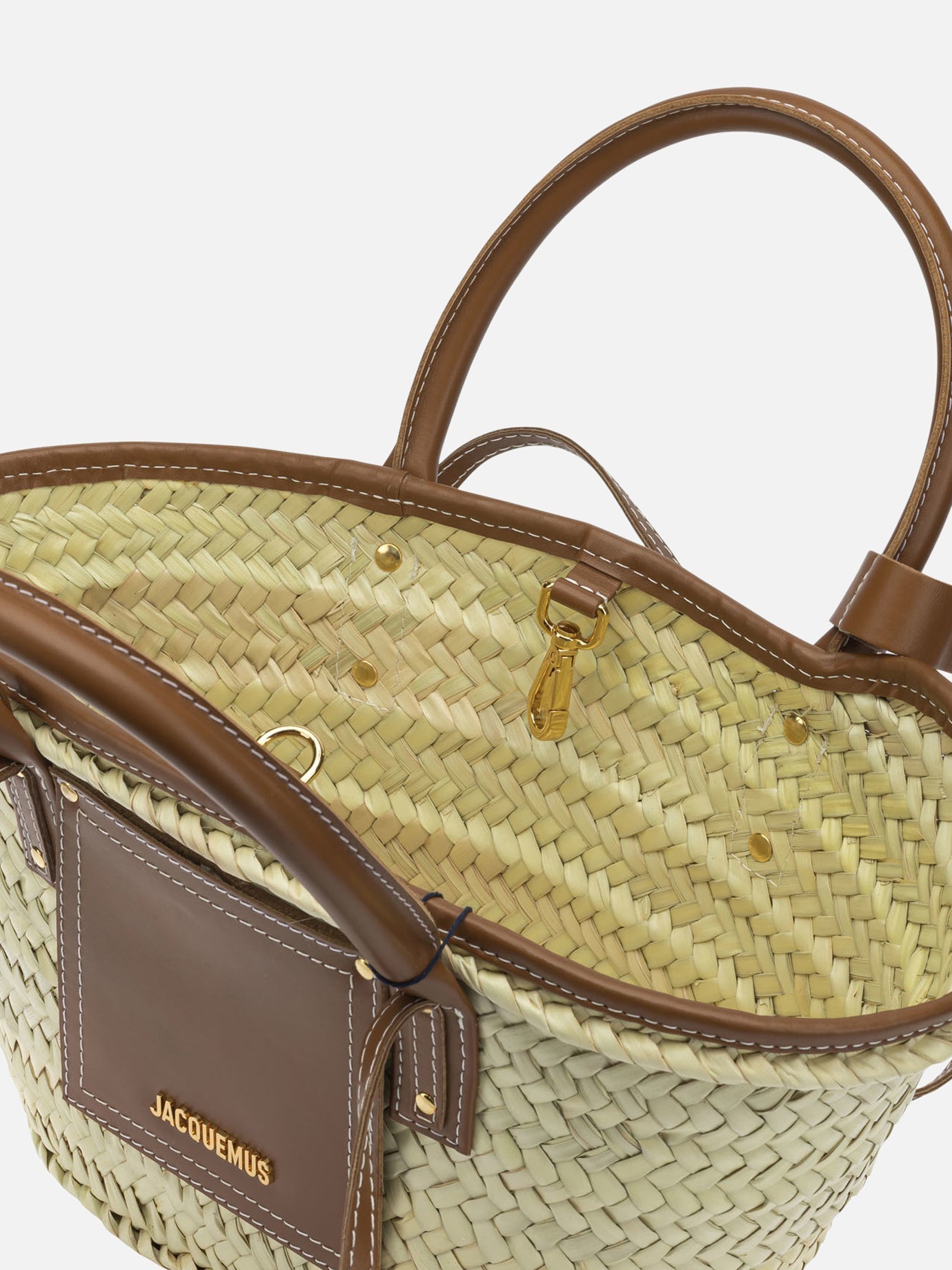 Medium bags 100% palm leaves - 100% leather  Beige - Jacquemus Women | PDP | VIETTI Online Store | Zoom-Modal_5
