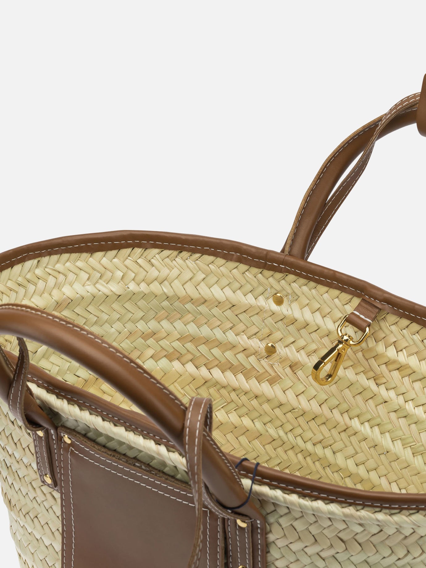 Large bags 100% palm leaves - 100% leather  Beige - Jacquemus Women | PDP | VIETTI Online Store | Zoom-Modal_5
