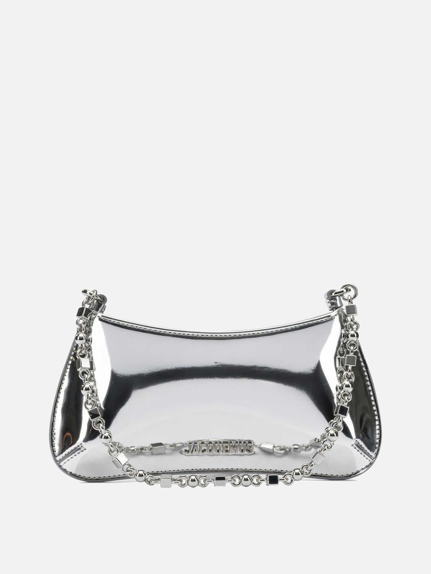 Small bags 69% polyurethane 31% polyester - Lining: 100% cotton  Silver - Jacquemus Women | PDP | VIETTI Online Store | Zoom-Modal
