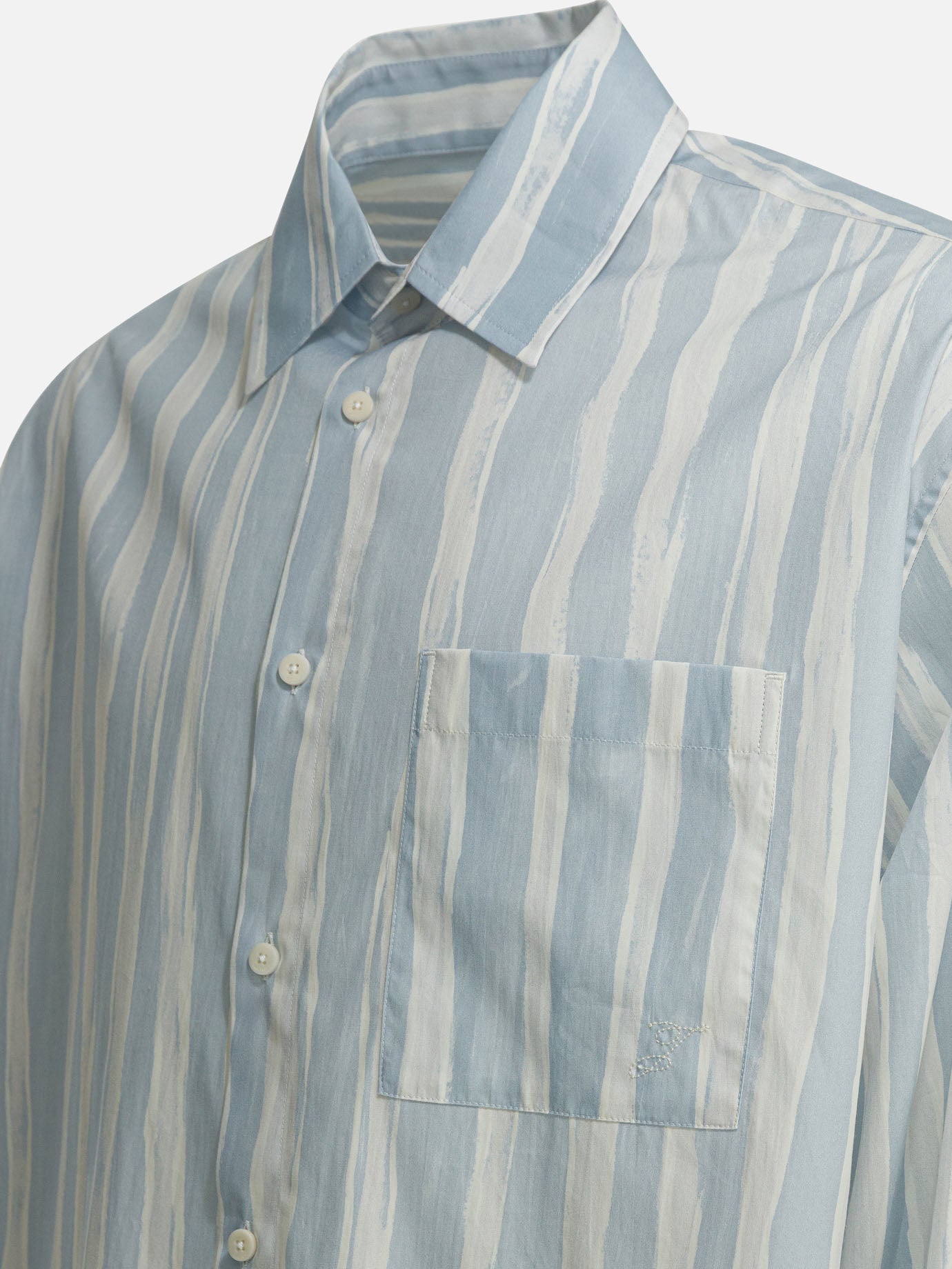 Casual shirts Striped  Blue - Jacquemus Men | PDP | VIETTI Online Store | thumbnail_4