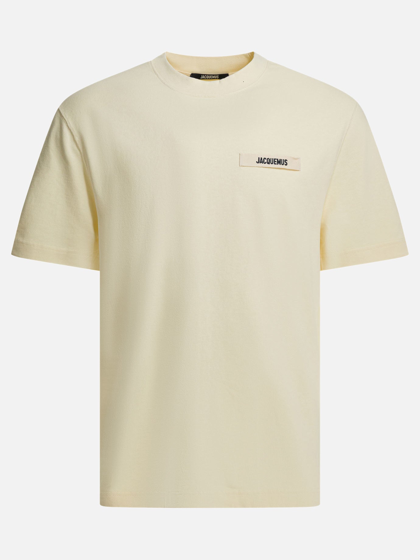Crewneck t-shirts Logo  Beige - Jacquemus Men | PDP | VIETTI Online Store | thumbnail