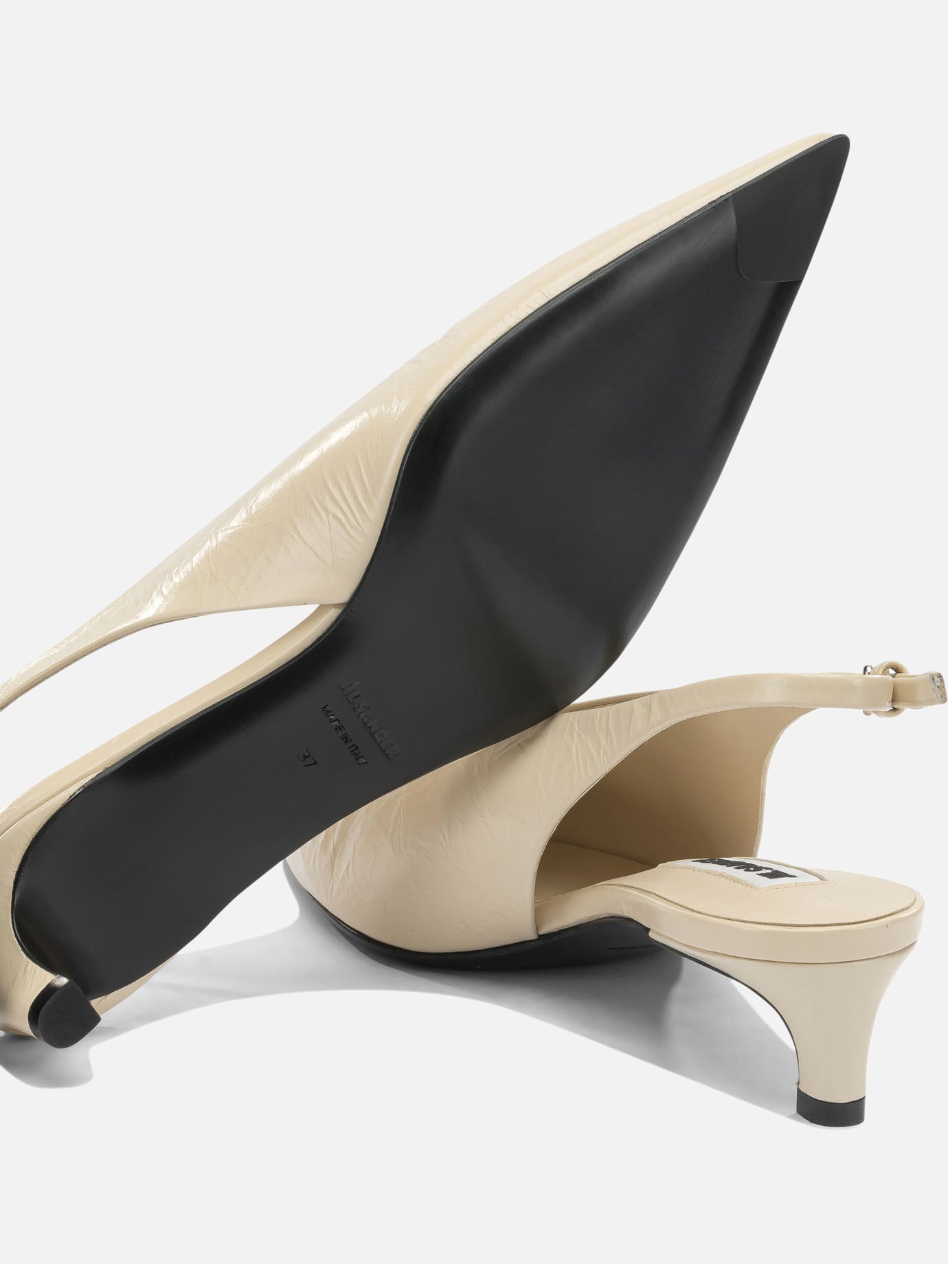 Slingbacks 100% calf leather - 100% calf leather  Beige - Jil Sander Women | PDP | VIETTI Online Store | Zoom-Modal_5
