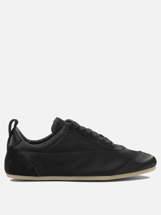 Low top sneakers 44% cotton 36% acetate 16% polyamide 4% elastane - 100% rubber  Black - Jil Sander Women | PLP | VIETTI Online Store 
