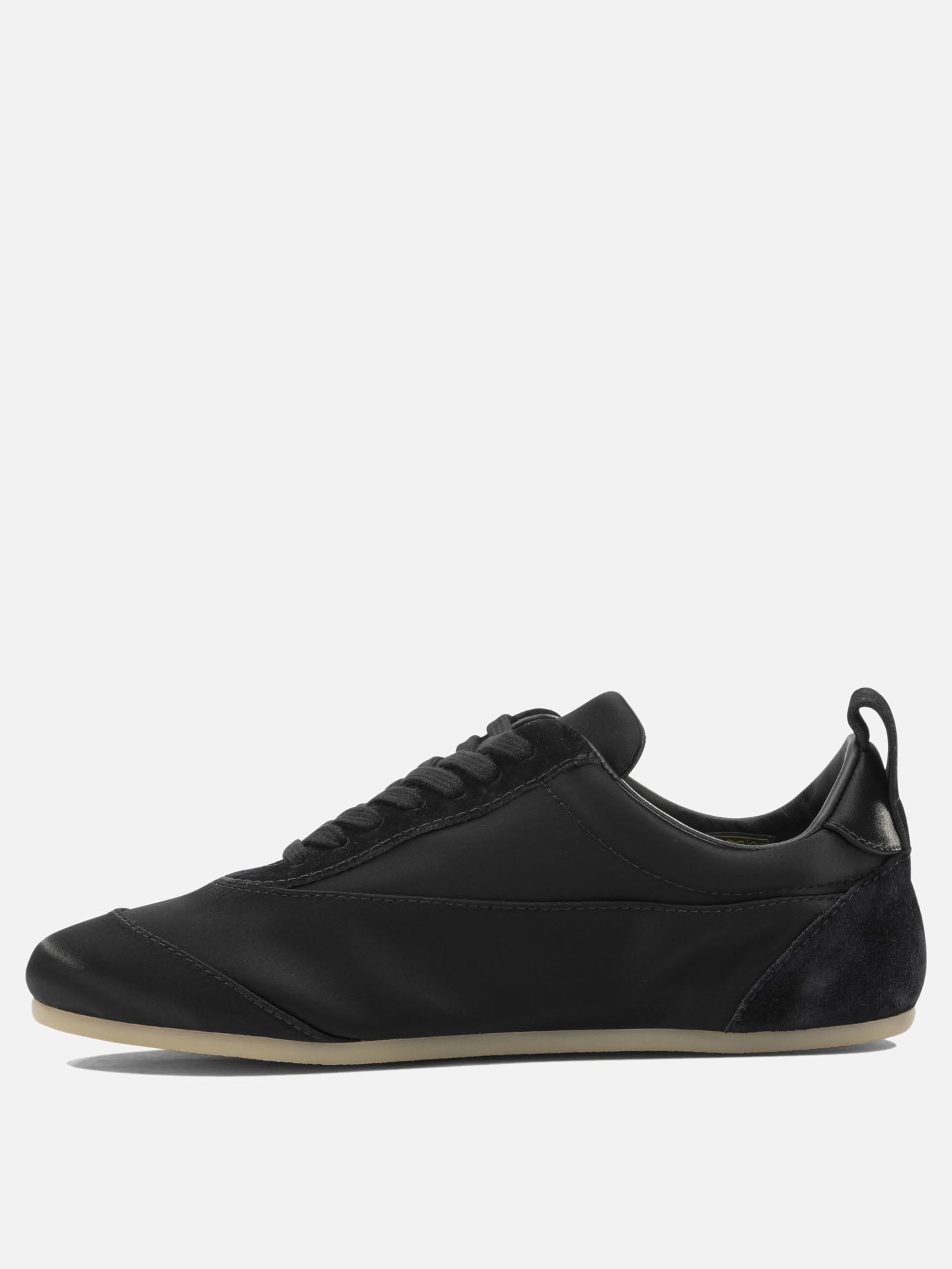 Low top sneakers 44% cotton 36% acetate 16% polyamide 4% elastane - 100% rubber  Black - Jil Sander Women | PDP | VIETTI Online Store | thumbnail_3