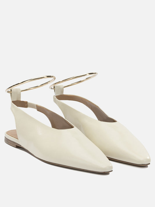 Classic ballet flats 100% goat leather - 100% calf leather  Beige - Jil Sander Women | PLP | VIETTI Online Store | 2

