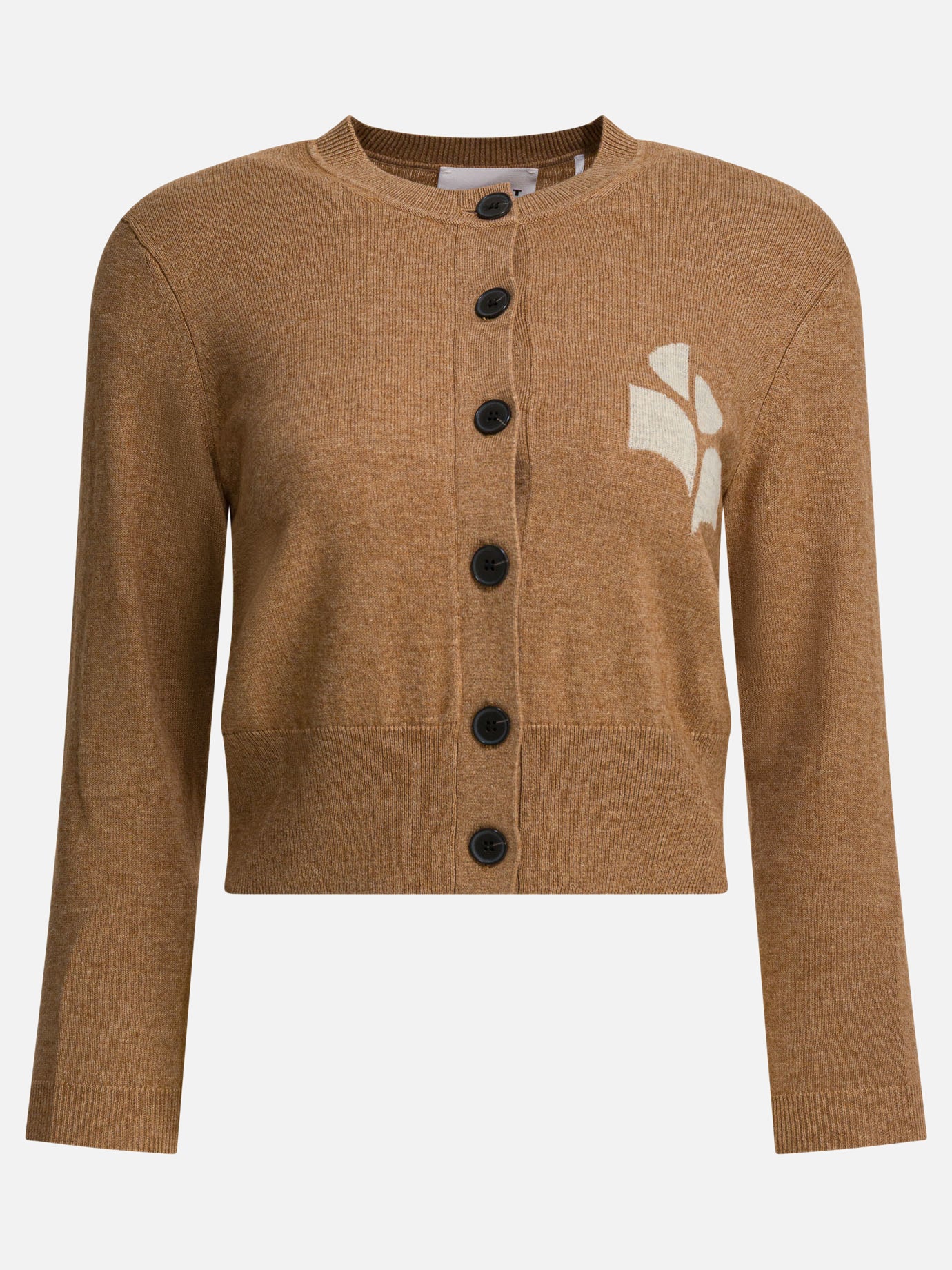 Cardigans Logo  Brown - Marant Étoile Women | PDP | VIETTI Online Store | Zoom-Modal
